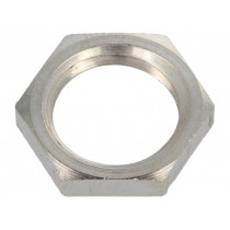 2712; Nut; M12; brass; nickel; 15mm; Thread: metric; Pitch: 1,5; BM GROUP