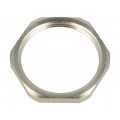2740; Nut; M40; brass; nickel; 46mm; Thread: metric; Pitch: 1,5; BM GROUP