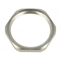 2740; Nut; M40; brass; nickel; 46mm; Thread: metric; Pitch: 1,5; BM GROUP