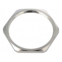 2763; Nut; M63; brass; nickel; 70mm; Thread: metric; Pitch: 1,5; BM GROUP