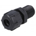 BM4007LN; Cable gland; with long thread; PG7; IP68; Mat: polyamide; black; BM GROUP