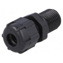 BM4007LN; Cable gland; with long thread; PG7; IP68; Mat: polyamide; black; BM GROUP