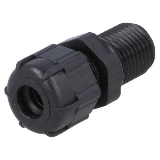 BM4007LN; Cable gland; with long thread; PG7; IP68; Mat: polyamide; black; BM GROUP