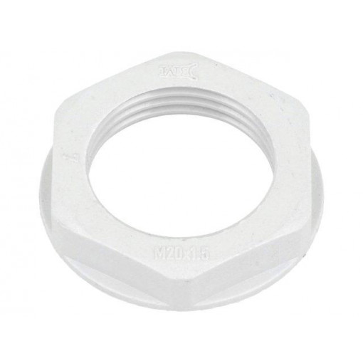 4820; Nut; M20; polyamide; 26mm; grey; Pitch: 1,5; BM GROUP
