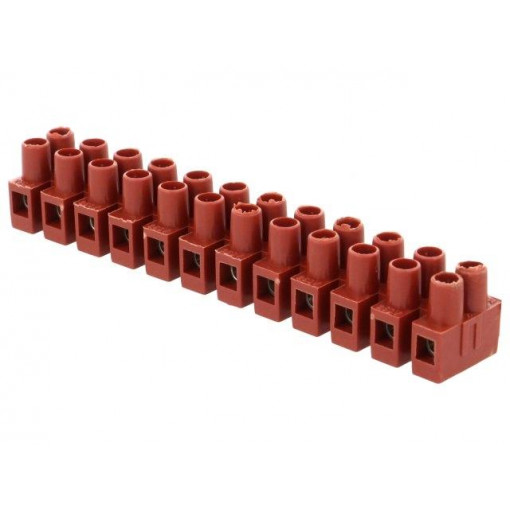 BM 92GFCS; Terminal block; screw terminal; 2.5mm2; 250V; ways: 12; max.140°C; BM GROUP BM 92GFCS; Terminal block; screw terminal; 2.5mm2; 250V; ways: 12; max.140°C; BM GROUP