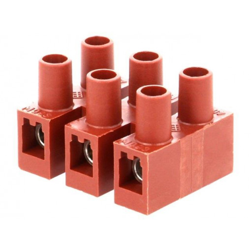 BM 93FS3; Terminal block; screw terminal; 4mm2; 400V; ways: 3; terminals: 6; BM GROUP