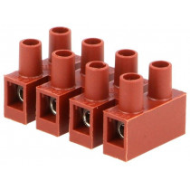 BM 93FS4; Terminal block; screw terminal; 4mm2; 400V; ways: 4; terminals: 8; BM GROUP