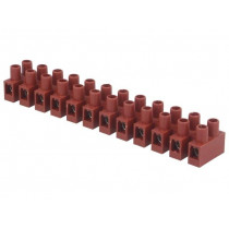 BM 94GFCS; Terminal block; screw terminal; 6mm2; 400V; ways: 12; terminals: 24; BM GROUP