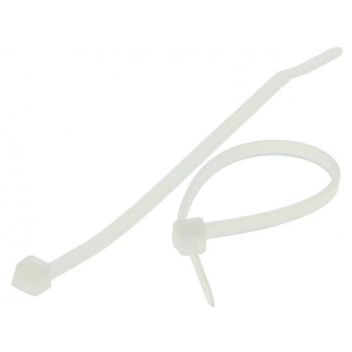 BMB1025; Cable tie; L: 100mm; W: 2.5mm; polyamide; 80N; natural; Ømax: 22mm; BM GROUP