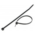 BMN2036; Cable tie; L: 200mm; W: 3.6mm; polyamide; 180N; black; Ømax: 53mm; BM GROUP