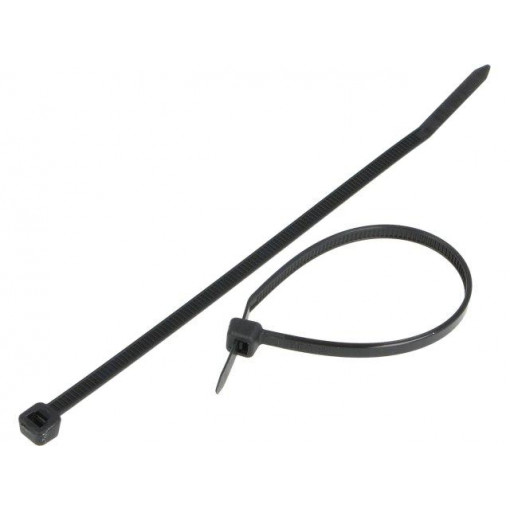 BMN3748; Cable tie; L: 370mm; W: 4.8mm; polyamide; 220N; black; Ømax: 102mm; BM GROUP