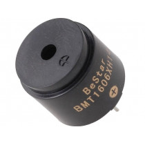BMT1606XH14; Sound transducer: elektromagnetic alarm; THT; freson: 2.3kHz; BESTAR BMT1606XH14; Sound transducer: elektromagnetic alarm; THT; freson: 2.3kHz; BESTAR