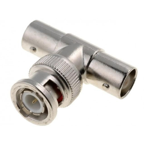 ; T adapter; BNC plug,BNC socket x2; 
