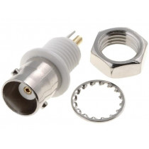 ; Socket; BNC; female; insulated; straight; soldering;  ; Socket; BNC; female; insulated; straight; soldering;