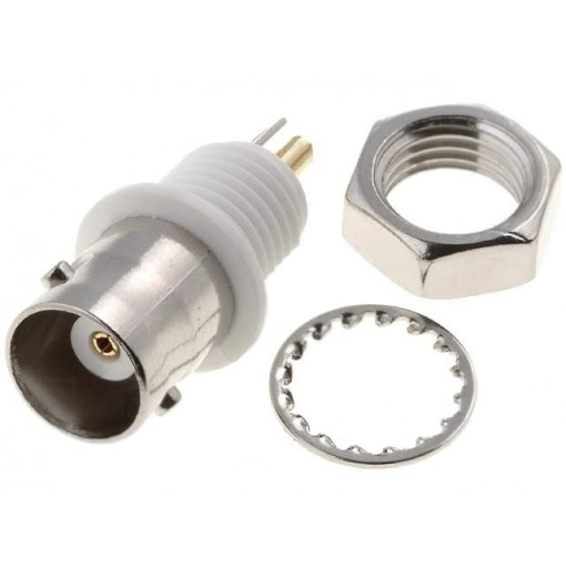 ; Socket; BNC; female; insulated; straight; soldering; ; Socket; BNC; female; insulated; straight; soldering;