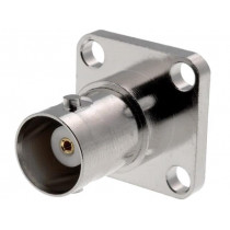 ; Socket; BNC; female; straight; soldering; 