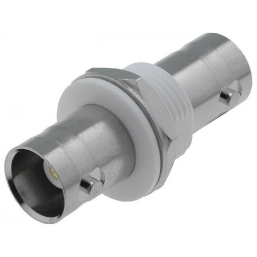 ; Coupler; BNC socket,both sides; insulated; straight; 