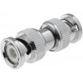 ; Coupler; BNC plug,both sides; straight; 