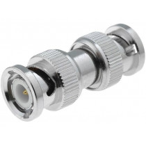 ; Coupler; BNC plug,both sides; straight; 