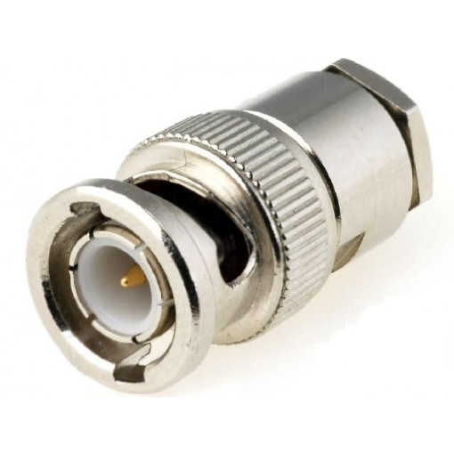 ; Plug; BNC; male; straight; 50Ω; 3C2V,RG141,RG58; soldering,clamp; 