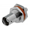 ; Socket; BNC; female; straight; 50Ω; 3C2V,RG141,RG58; crimped; 