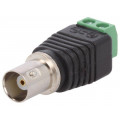 BNC-F-TB; Adapter; BNC female,terminal block; PIN: 2; 