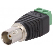 BNC-F-TB; Adapter; BNC female,terminal block; PIN: 2; 