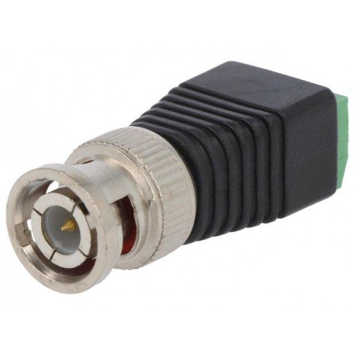 BNC-M-TB; Adapter; BNC male,terminal block; PIN: 2; 