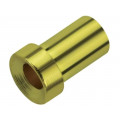 ; Socket; 2mm banana; 6mm; non-insulated; Plating: gold-plated; 