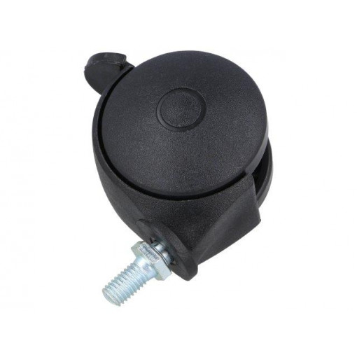 BPN 050 M8X15; Furniture wheel; Ø: 50mm; H: 53mm; torsional with lock,with lever; COLSON