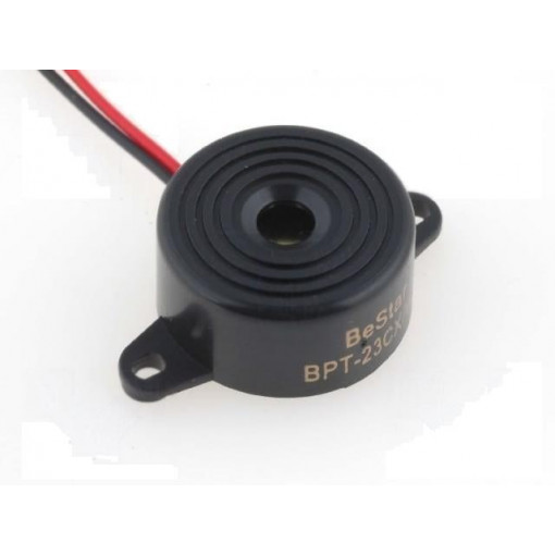 BPT-23CXW-1; Sound transducer: piezo alarm; with built-in generator; 8mA; BESTAR BPT-23CXW-1; Sound transducer: piezo alarm; with built-in generator; 8mA; BESTAR