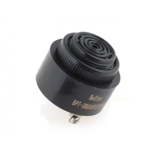 BPT380XAP230VAC; Sound transducer: piezo alarm; with built-in generator; 20mA; BESTAR BPT380XAP230VAC; Sound transducer: piezo alarm; with built-in generator; 20mA; BESTAR