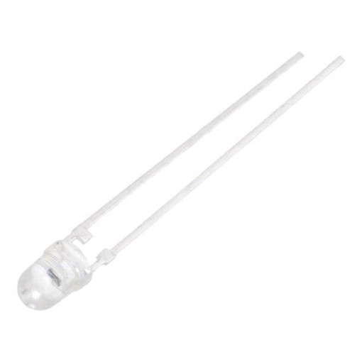 BPW85; Phototransistor; 3mm; λp max: 850nm; 70V; 50°; Lens: transparent; VISHAY