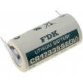 ; Battery: lithium; 3V; 2/3A,2/3R23,CR17335; 2pin; Ø17x33.5mm; FDK