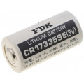 ; Battery: lithium; 3V; 2/3A,2/3R23; Ø17x33.5mm; 1800mAh; FDK