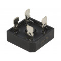 BR152; Single-phase bridge rectifier; Urmax: 200V; If: 15A; Ifsm: 300A; DC COMPONENTS BR152; Single-phase bridge rectifier; Urmax: 200V; If: 15A; Ifsm: 300A; DC COMPONENTS