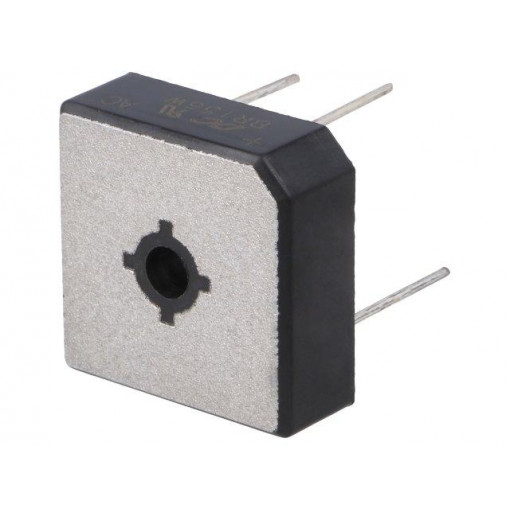 BR156W; Single-phase bridge rectifier; Urmax: 600V; If: 15A; Ifsm: 300A; DC COMPONENTS BR156W; Single-phase bridge rectifier; Urmax: 600V; If: 15A; Ifsm: 300A; DC COMPONENTS