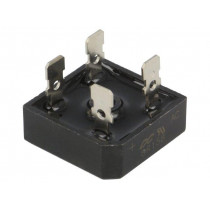 BR158; Single-phase bridge rectifier; Urmax: 800V; If: 15A; Ifsm: 300A; DC COMPONENTS BR158; Single-phase bridge rectifier; Urmax: 800V; If: 15A; Ifsm: 300A; DC COMPONENTS