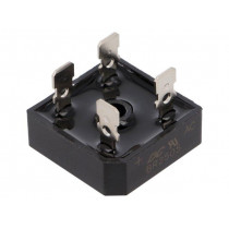 BR2505; Single-phase bridge rectifier; Urmax: 50V; If: 25A; Ifsm: 400A; DC COMPONENTS BR2505; Single-phase bridge rectifier; Urmax: 50V; If: 25A; Ifsm: 400A; DC COMPONENTS