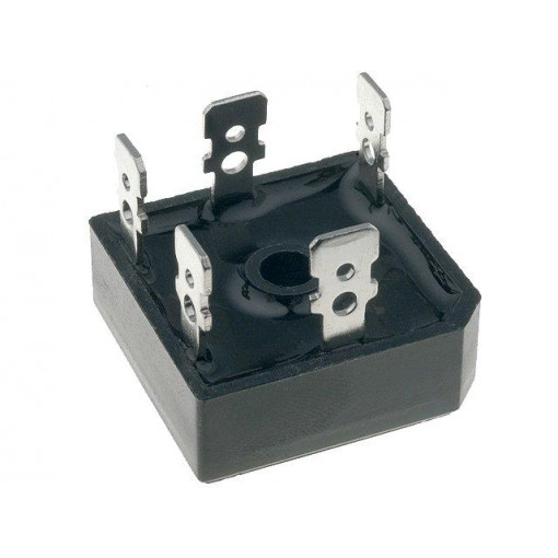 BR2510; Single-phase bridge rectifier; Urmax: 1kV; If: 25A; Ifsm: 400A; DC COMPONENTS BR2510; Single-phase bridge rectifier; Urmax: 1kV; If: 25A; Ifsm: 400A; DC COMPONENTS