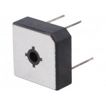 BR2510W; Single-phase bridge rectifier; Urmax: 1000V; If: 25A; Ifsm: 400A; DC COMPONENTS BR2510W; Single-phase bridge rectifier; Urmax: 1000V; If: 25A; Ifsm: 400A; DC COMPONENTS
