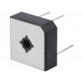 BR256W; Single-phase bridge rectifier; Urmax: 600V; If: 25A; Ifsm: 400A; DC COMPONENTS