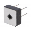 BR354W; Single-phase bridge rectifier; Urmax: 400V; If: 35A; Ifsm: 400A; DC COMPONENTS