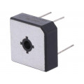 BR5005W; Single-phase bridge rectifier; Urmax: 50V; If: 50A; Ifsm: 500A; DC COMPONENTS