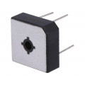 BR5010W; Single-phase bridge rectifier; Urmax: 1000V; If: 50A; Ifsm: 500A; DC COMPONENTS