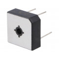 BR501W; Single-phase bridge rectifier; Urmax: 100V; If: 50A; Ifsm: 500A; DC COMPONENTS