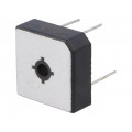 BR502W; Single-phase bridge rectifier; Urmax: 200V; If: 50A; Ifsm: 500A; DC COMPONENTS