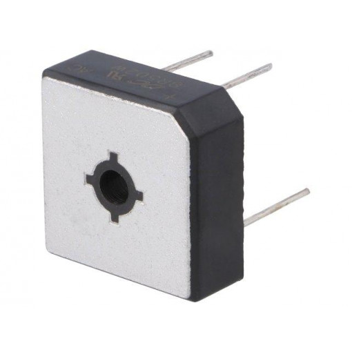 BR502W; Single-phase bridge rectifier; Urmax: 200V; If: 50A; Ifsm: 500A; DC COMPONENTS