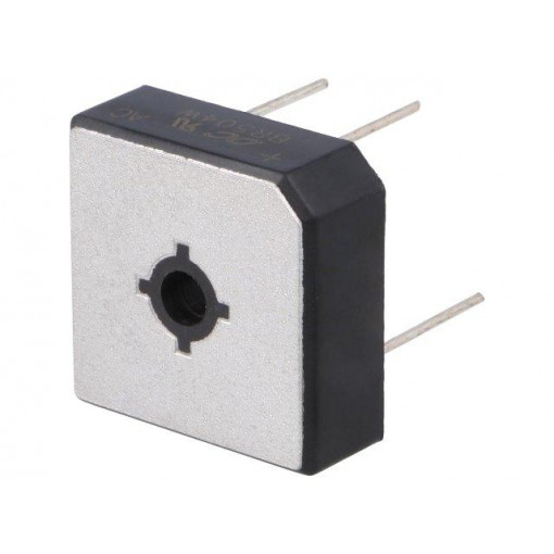 BR504W; Single-phase bridge rectifier; Urmax: 400V; If: 50A; Ifsm: 500A; DC COMPONENTS