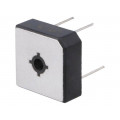 BR506W; Single-phase bridge rectifier; Urmax: 600V; If: 50A; Ifsm: 500A; DC COMPONENTS